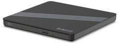 Hitachi-LG Externer DVD-Brenner HLDS GPM1NB10 Ultra Slim USB Black (GPM1NB10.AHLR10B)